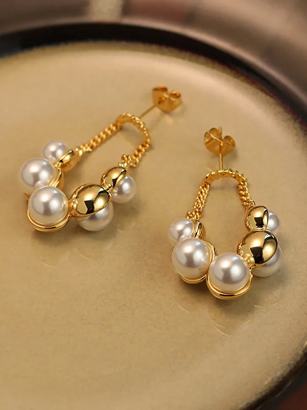 Chains Geometric Drop Earrings