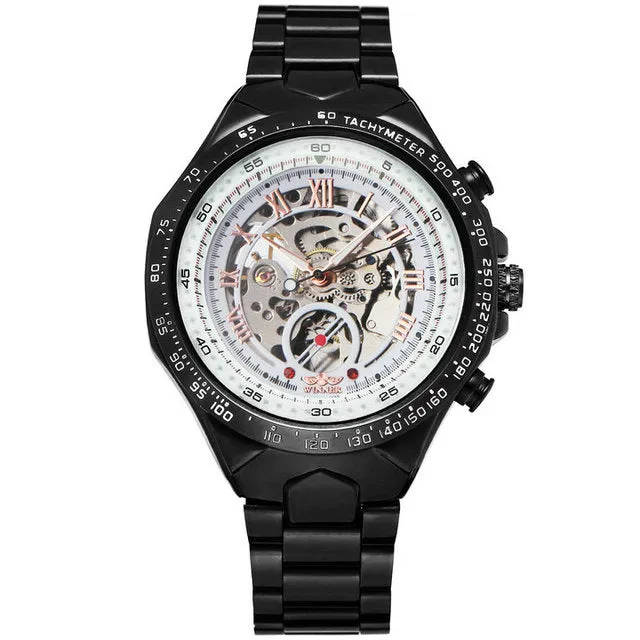 Designer Men Watches Automatic Mechanical WINNER Stainless Steel Watch Montre Certus Homme