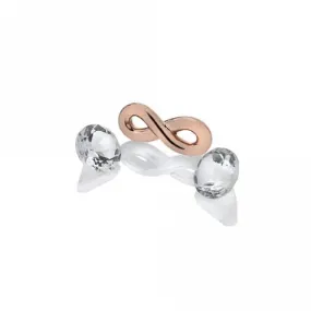 Hot Diamonds Anais Rose Gold Plated Infinity Charm AC121