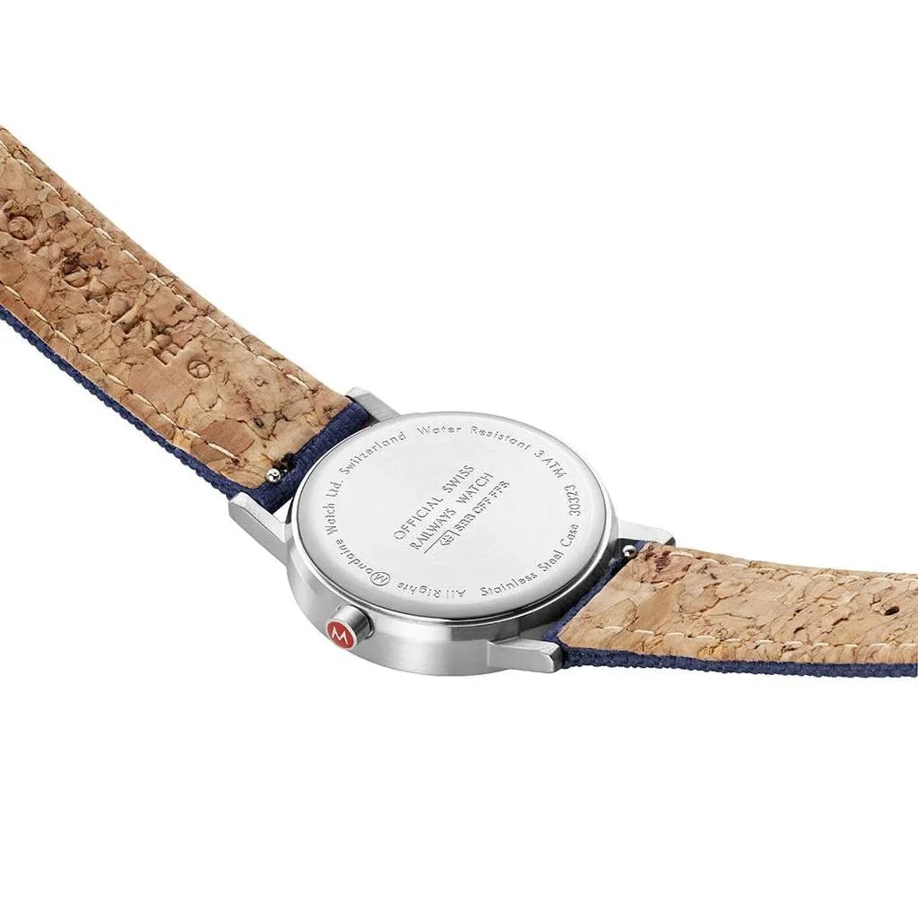 Mondaine Classic 30mm, Modern Deep Ocean Blue Watch, A658.30323.17SBD1