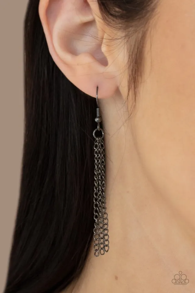 Paparazzi Necklace ~ Renegade Ripples - Black