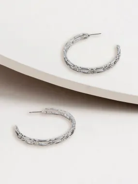 Thea Hoop Post Earrings